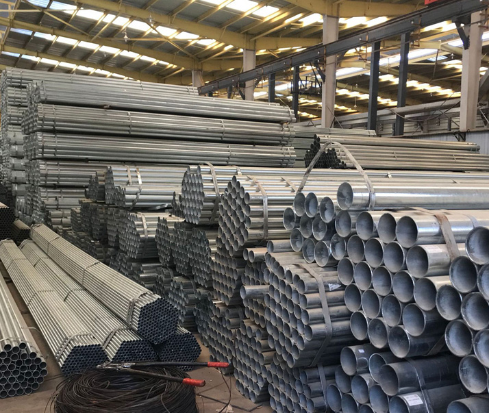 来宾q235b热镀锌带钢管